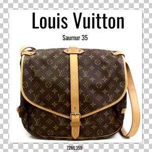 Like New❣️ Louis Vuitton Crossbody Bag Saumur 35